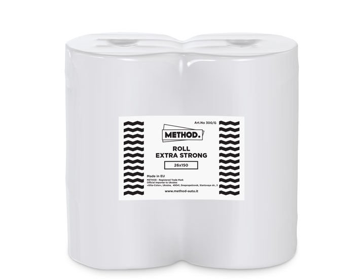 Рушник паперовий Method Roll Extra Strong 3-ьох шаровий 26*150